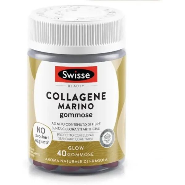 swisse collagene marino integratore per la pelle 40 gommose gusto fragola