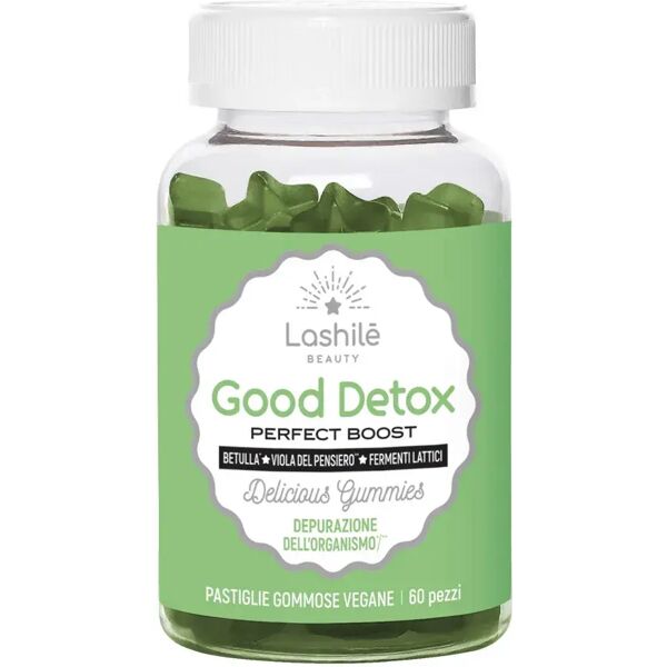 lashilè good detox integratore depurativo gusto mela verde 60 gummies