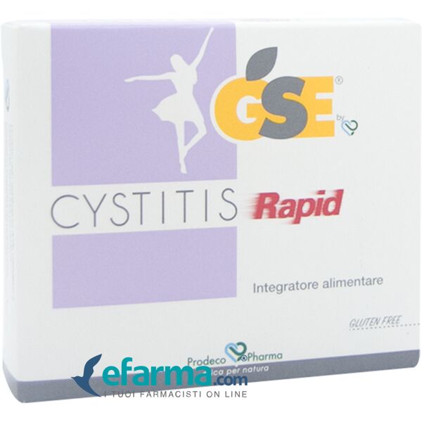 gse cystitis rapid integratore benessere vie urinarie 30 compresse