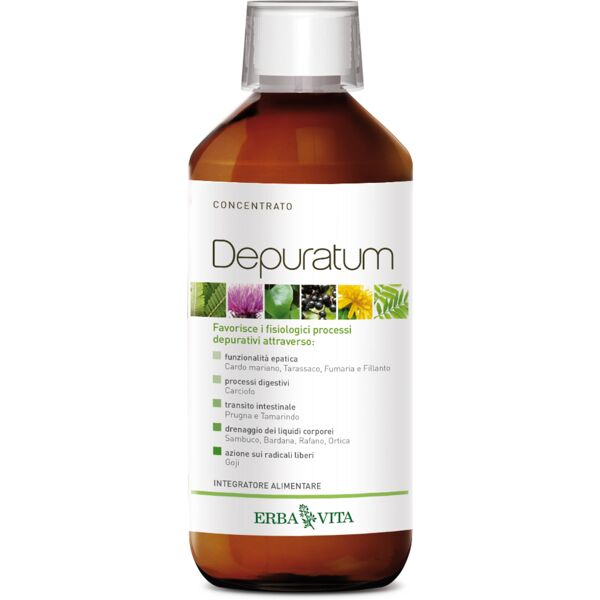 erba vita depuratum concentrato integratore depurativo 500 ml