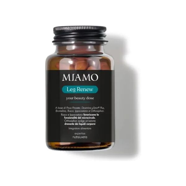 miamo leg renew integratore per il microcircolo 30 compresse