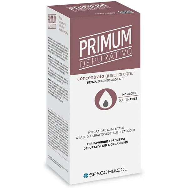 primum specchiasol no alcool sciroppo gusto prugna integratore depurativo 250 ml