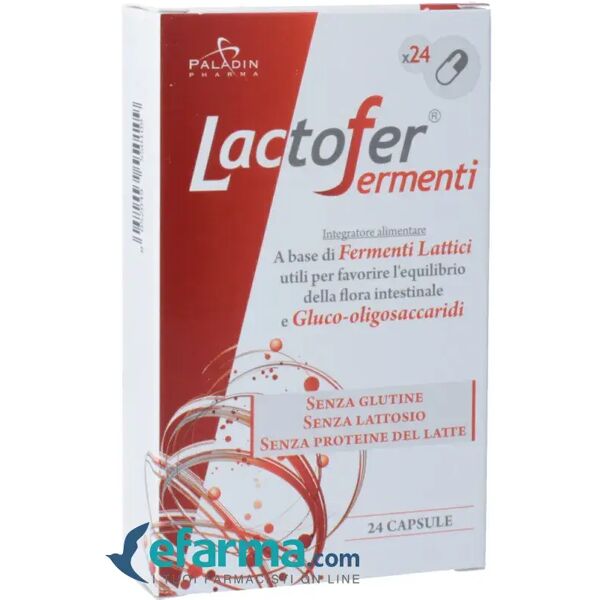 lactofer fermenti integratore flora microbica intestinale 24 capsule