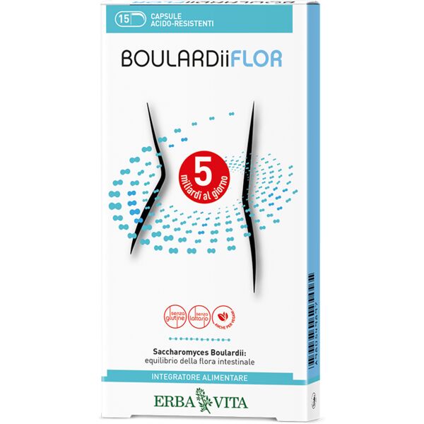 erba vita boulardiiflor integratore intestinale 15 capsule