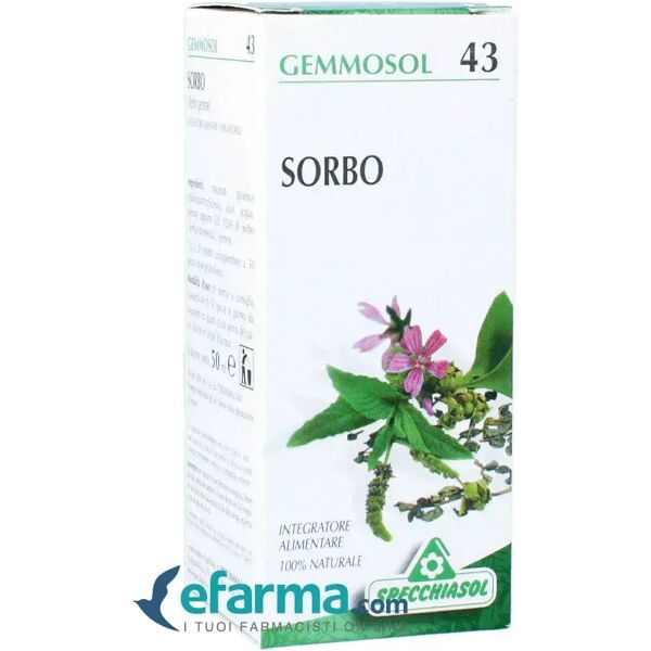 specchiasol gemmosol 43 sorbo gemmoderivati 50 ml