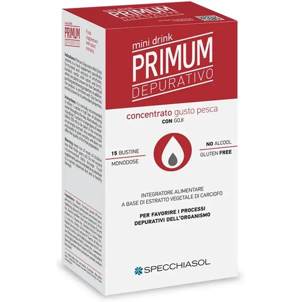 primum specchiasol depurativo minidrink pesca 15 bustine