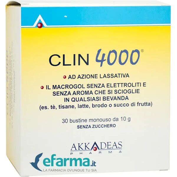 clin 4000 integratore lassativo stitichezza 30 bustine 10 g