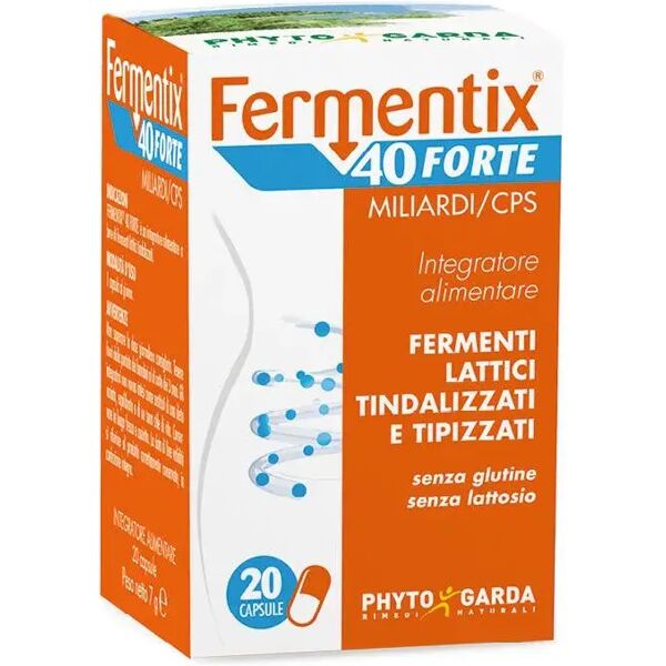 fermentix 40 forte integratore con 40 miliardi di fermenti lattici 20 capsule