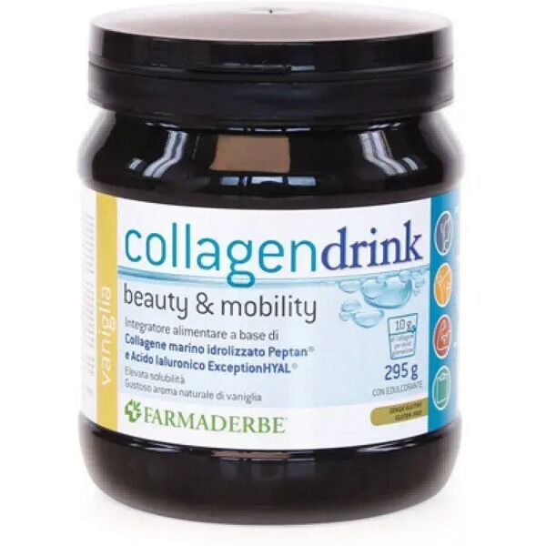 farmaderbe collagen drink vaniglia integratore pelle e articolazioni 295 g