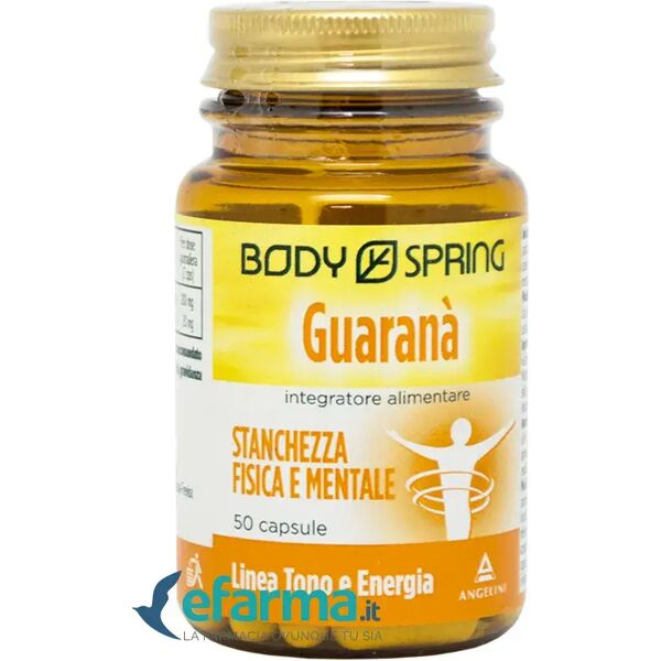 body spring guaranà integratore stanchezza 50 capsule