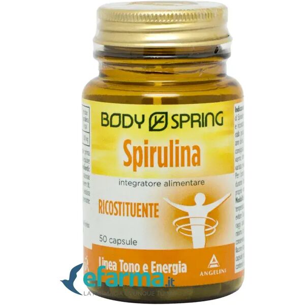 body spring spirulina integratore ricostituente 50 capsule