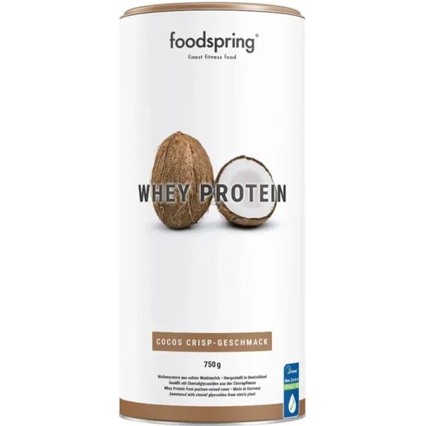 foodspring whey protein cocco croccante 750g