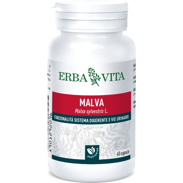 erba vita malva integratore sistema digerente e vie urinarie 60 capsule