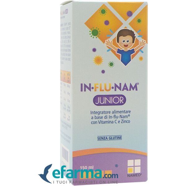 named influnam junior integratore difese immunitarie sciroppo 150 ml