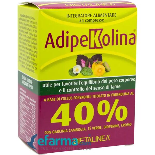 adipekolina integratore controllo del peso 24 compresse