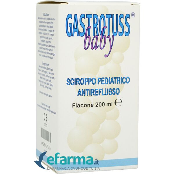 d.m.g. italia gastrotuss baby sciroppo pediatrico anti-reflusso 200 ml