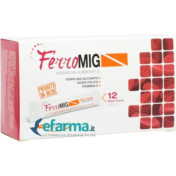 pool pharma ferromig integratore ferro 12 bustine 15 ml