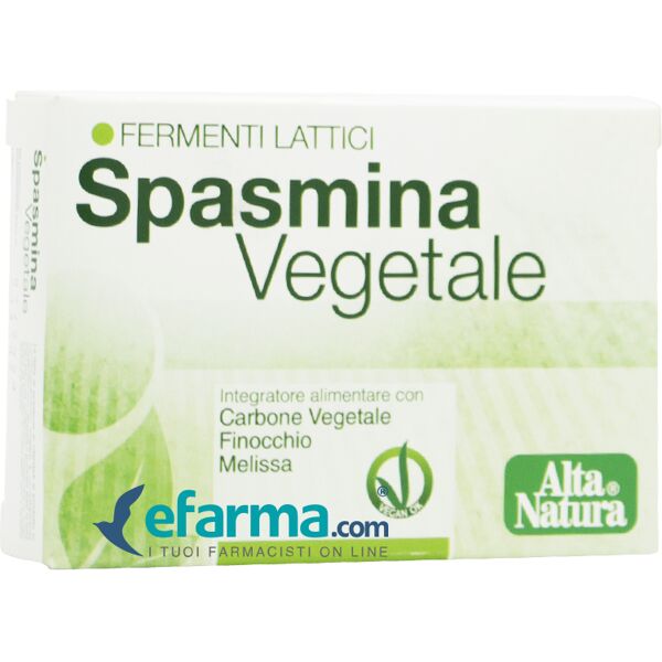 alta natura spasmina vegetale integratore di fermenti lattici 30 opercoli