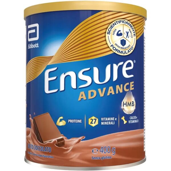 ensure advance formula nutrivigor integratore alimentare proteico cioccolato 400g