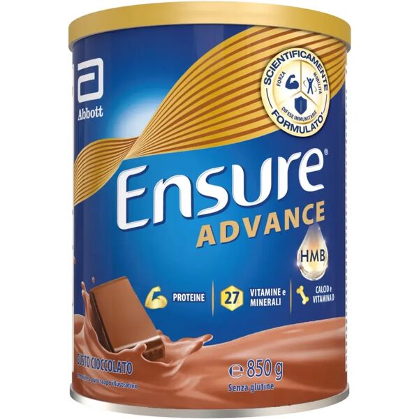 ensure advance formula nutrivigor integratore alimentare proteico cioccolato 850g