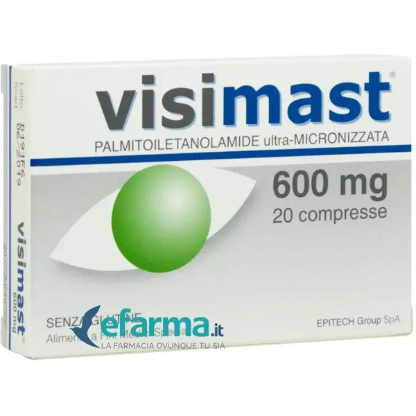 visimast 600 mg integratore per contrastare stati algici oculari 20 compresse