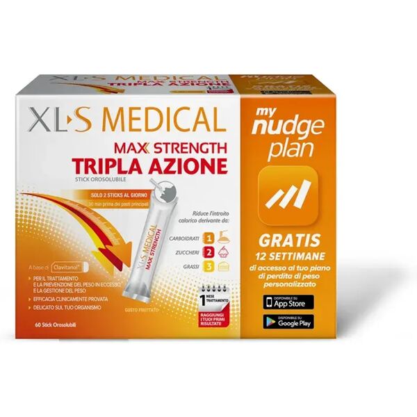 xls xl-s medical max strenght integratore dietetico 60 stick orosolubili