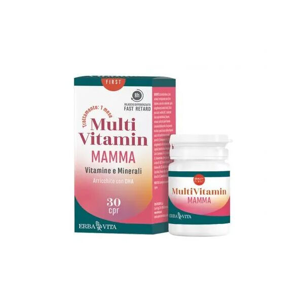 erba vita multi vitamin mamma integratore multivitaminico 30 compresse