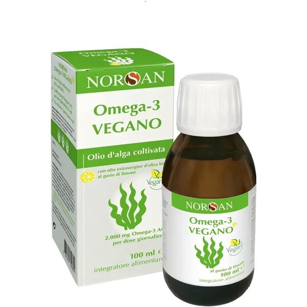 norsan omega 3 vegano integratore liquido vegetale con omega-3 100 ml