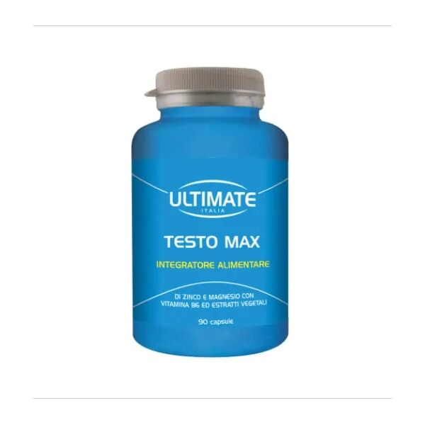 ultimate italia testo max integratore zinco magnesio vitamina b6 estratti vegali 90 capsule