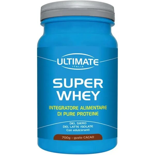 ultimate super whey cioccolato scuro integratore di proteine 700 g