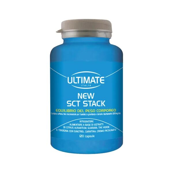 ultimate italia sct stack integratore metabolismo brucia calorie 120 capsule