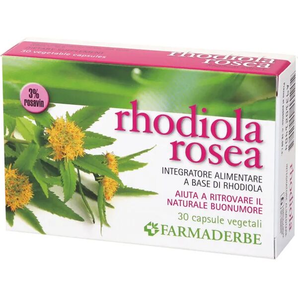 farmaderbe rhodiola rosea integratore 30 capsule