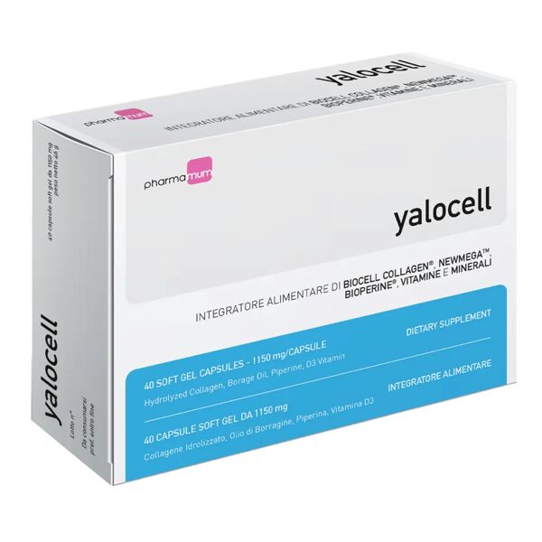 yalocell integratore benessere pelle e ossa 40 capsule