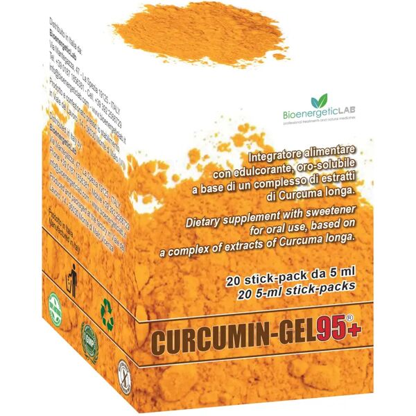 curcumin-gel 95+ integratore di curcuma bevibile 20 stick-pack