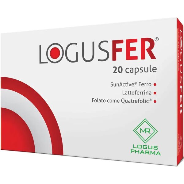 logusfer integratore ferro e acido folico 20 capsule