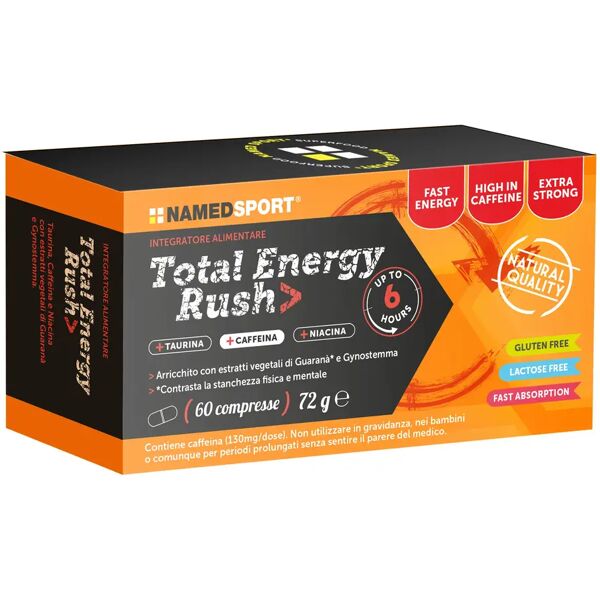 named sport total energy rush integratore contro stanchezza 60 compresse