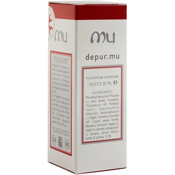 depur mu integratore drenante gocce 30 ml