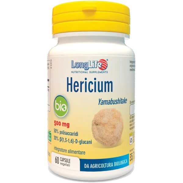 longlife hericium bio integratore difese immunitarie 60 capsule