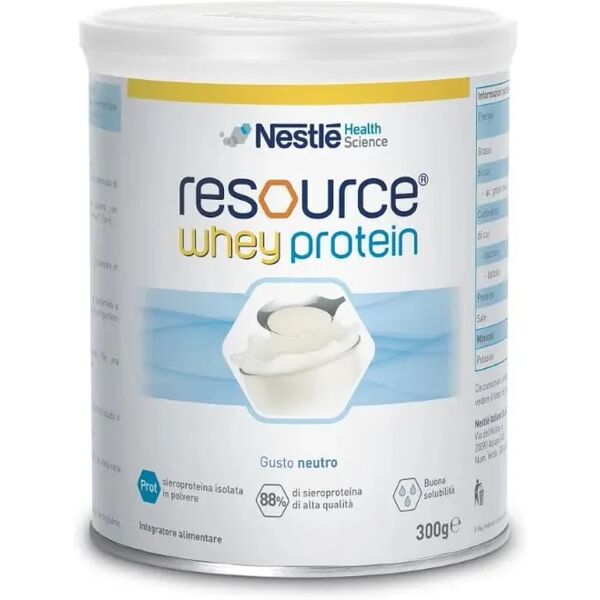 resource whey protein integratore in polvere con sieroproteine 300 g