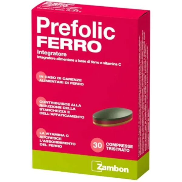 prefolic integratore ferro 30 compresse