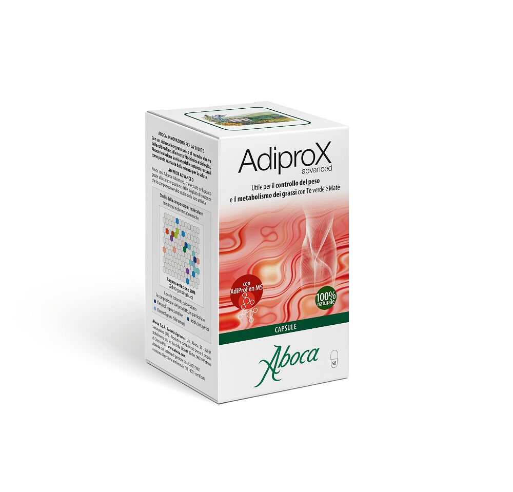 aboca adiprox advanced integratore metabolismo dei grassi 50 capsule