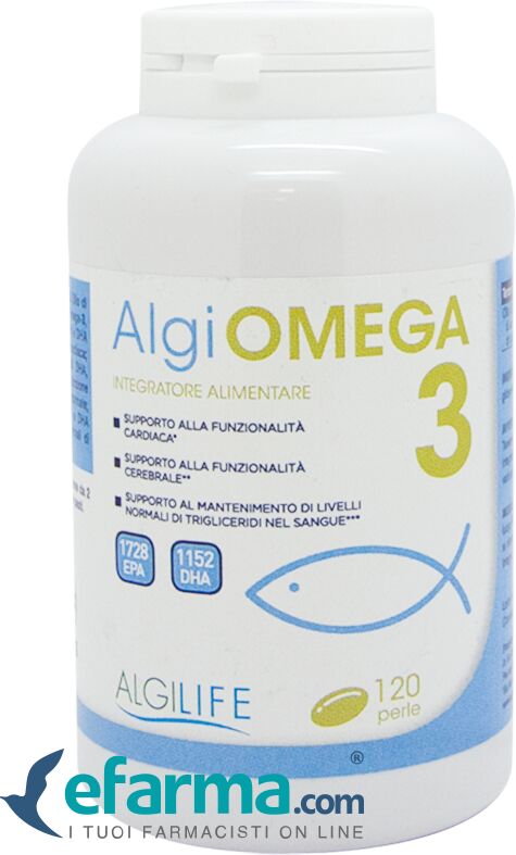 algiomega 3 integratore di acidi grassi 120 perle