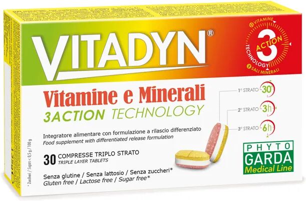 phyto garda vitadyn vitamine e minerali 30 compresse