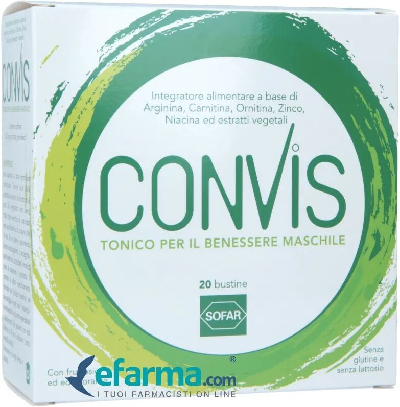 sofar convis integratore tonico benessere maschile 20 bustine