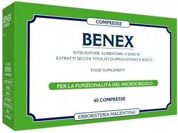 erboristeria magentina benex integratore 40 compresse