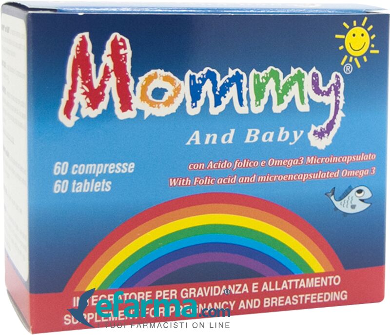 mommy and baby integratore per gravidanza e allattamento 60 compresse