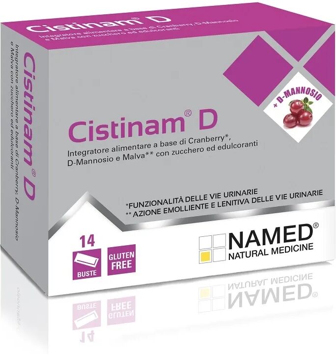 named cistinam d integratore per vie urinarie 14 bustine