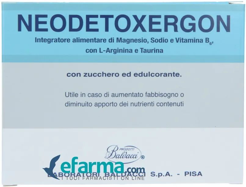 laboratori baldacci neodetoxergon integratore vitamine sali minerali 20 bustine