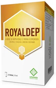 erbozeta royaldep integratore pappa reale 20 stick liquidi