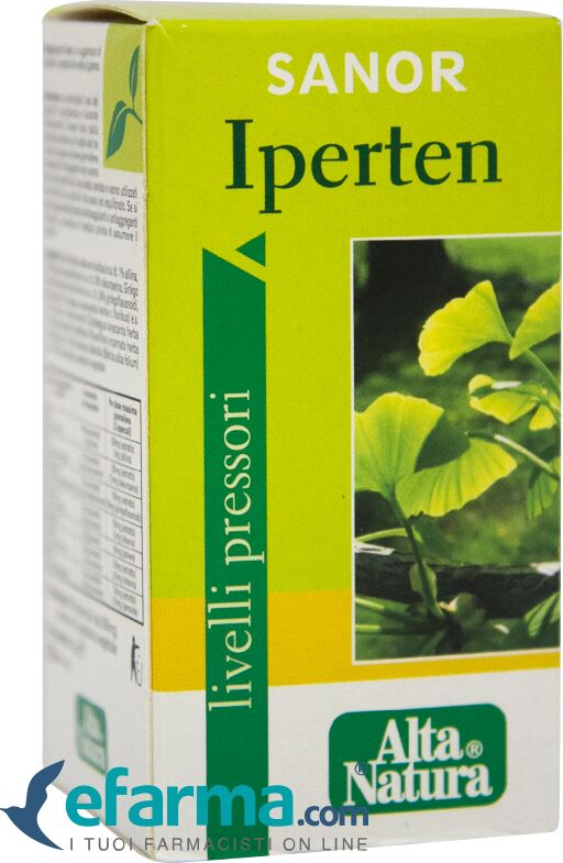 alta natura sanor iperten integratore pressione arteriosa 50 capsule